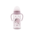 Sipper with soft spout with two handles 350 ml. Mellow ROSE